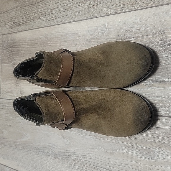 Sam Edelman Olive and Tan Phoenix Bootie Size 6 - Picture 4 of 11